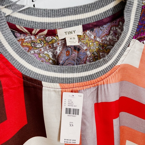 NWT Anthropologie Tiny Purple Paisley Blouse - Picture 2 of 3